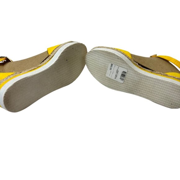 crown & ivy yellow new with tag sandal 6m - Picture 5 of 8